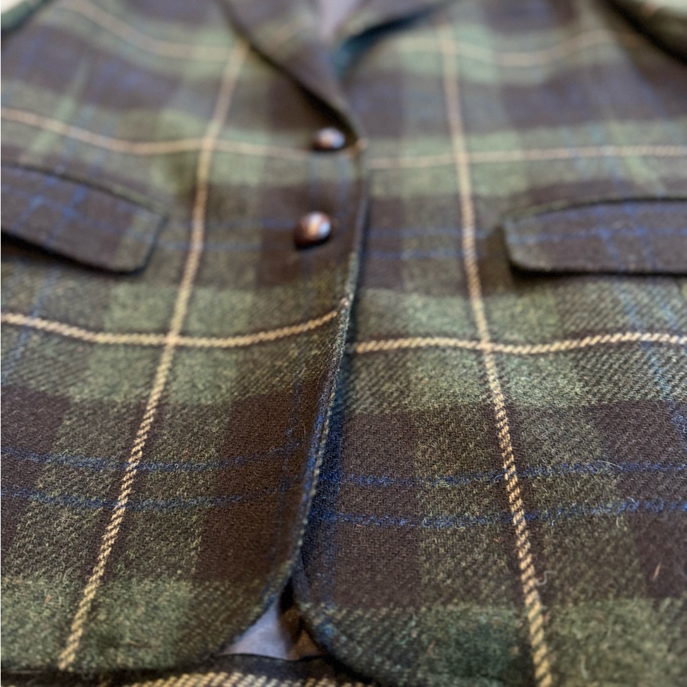 NWT Ralph Lauren Wool Plaid Blazer - Picture 2 of 12